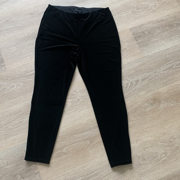 Talbots Velour velvet High Waist Leggings‎ size 20w side zipper - Picture 7 of 11